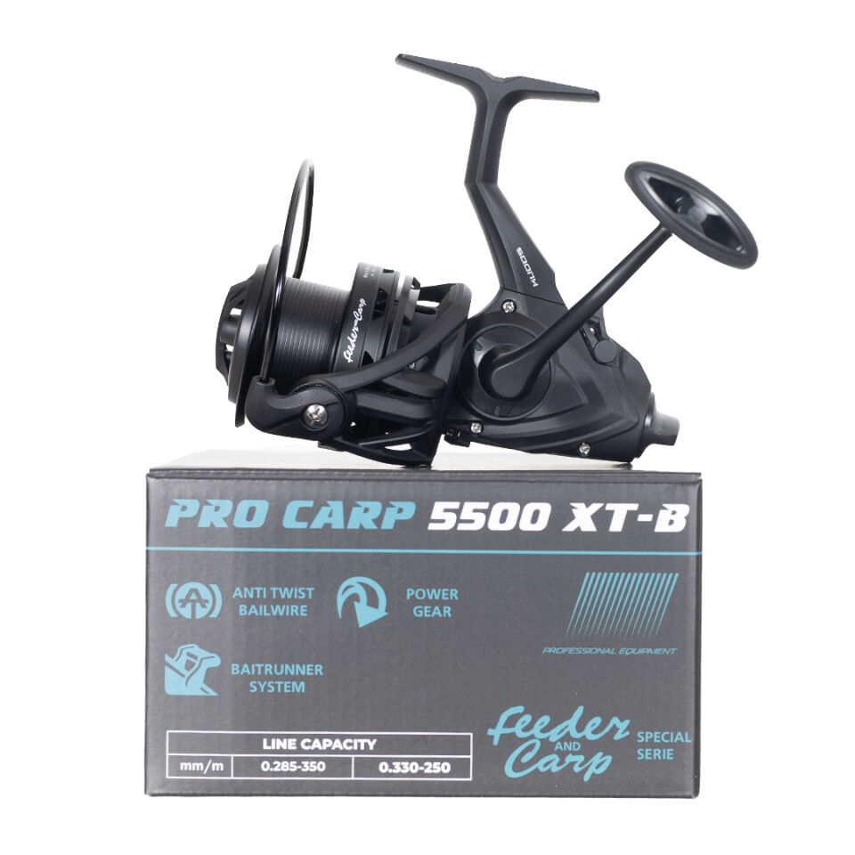 KUDOS PRO CARP 5500XT B 5+1BB BAITRUNNER MAKARA