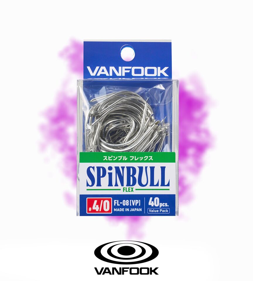 VANFOOK FL-08 SPINBULL FLEX VP SILVER 40P #4/0