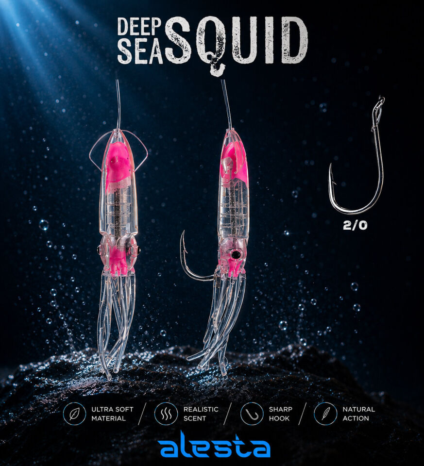 DEEP SEA SQUID X0297 3K 0.50 #2/0 GLOW PINK