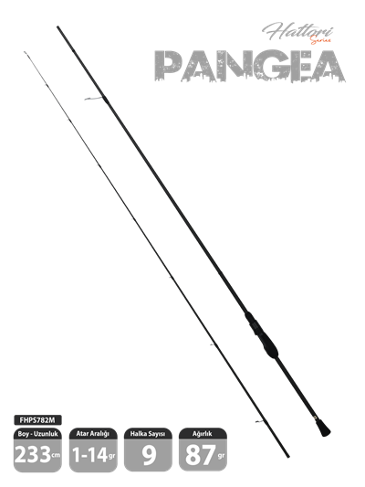 Fujin Hattori Pangea 233cm 1-14gr LRF Kamışı 782M