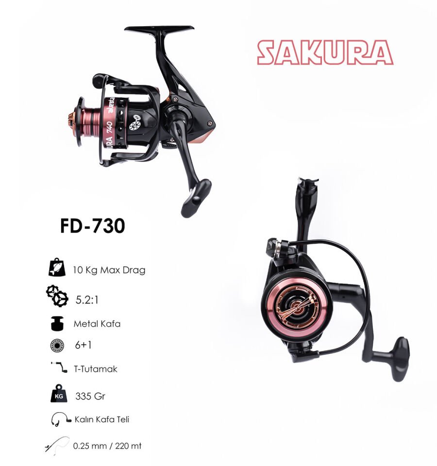 SAKURA FD-730 AL KAFA CNC KOL 6+1 BB