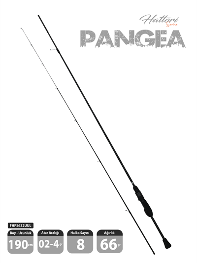 Fujin Hattori Pangea 190cm 02-4gr LRF Kamışı 632UUL