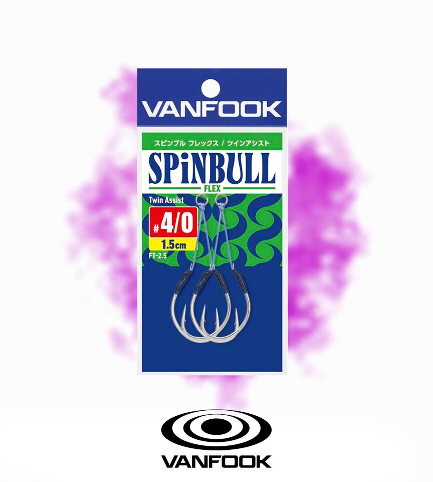 VANFOOK FT-1.5 SPINBULL FLEX ASIS 1.5 CM 2P #4/0