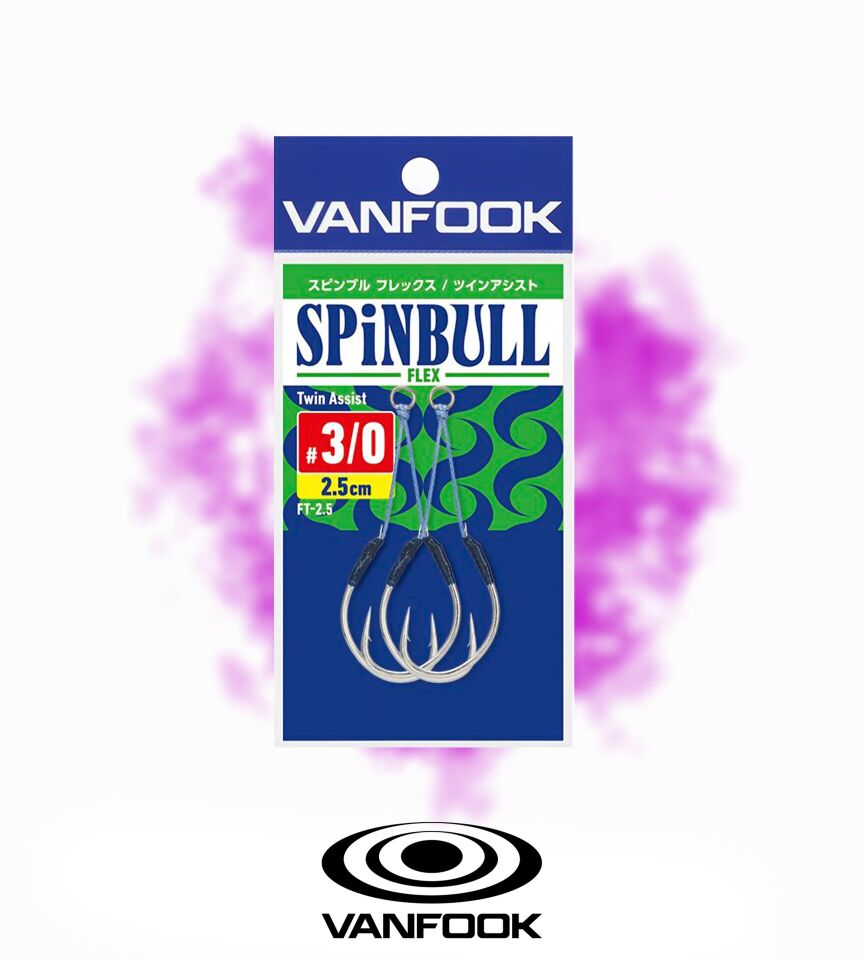VANFOOK FT-2.5 SPINBULL FLEX ASIS 2.5 CM 2P #3/0