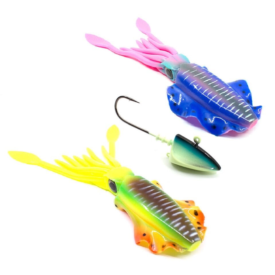 Kudos Pro Squid 20 cm (2 Adet) 170 gr Lumo Jighead