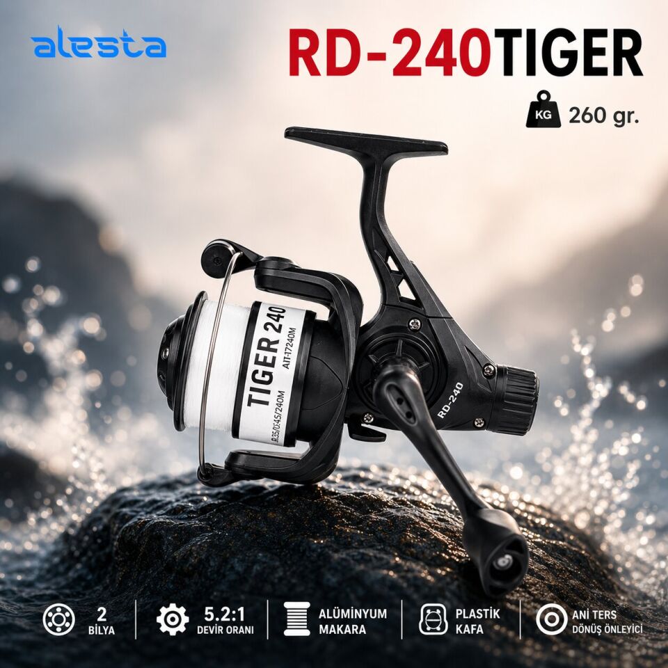 TIGER RD-240 CNC KOL BEYAZ 2BB MİSİNALI
