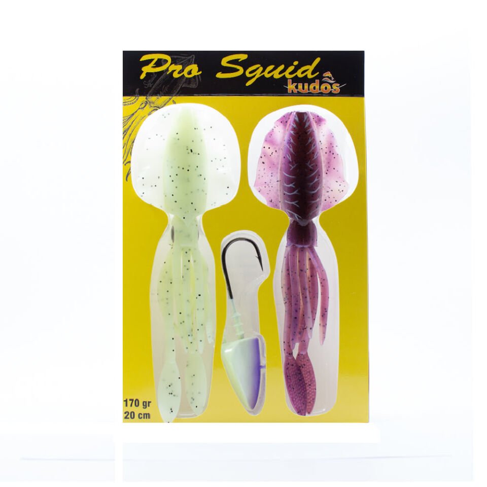 Kudos Pro Squid 20 cm (2 Adet) 170 gr Lumo Jighead
