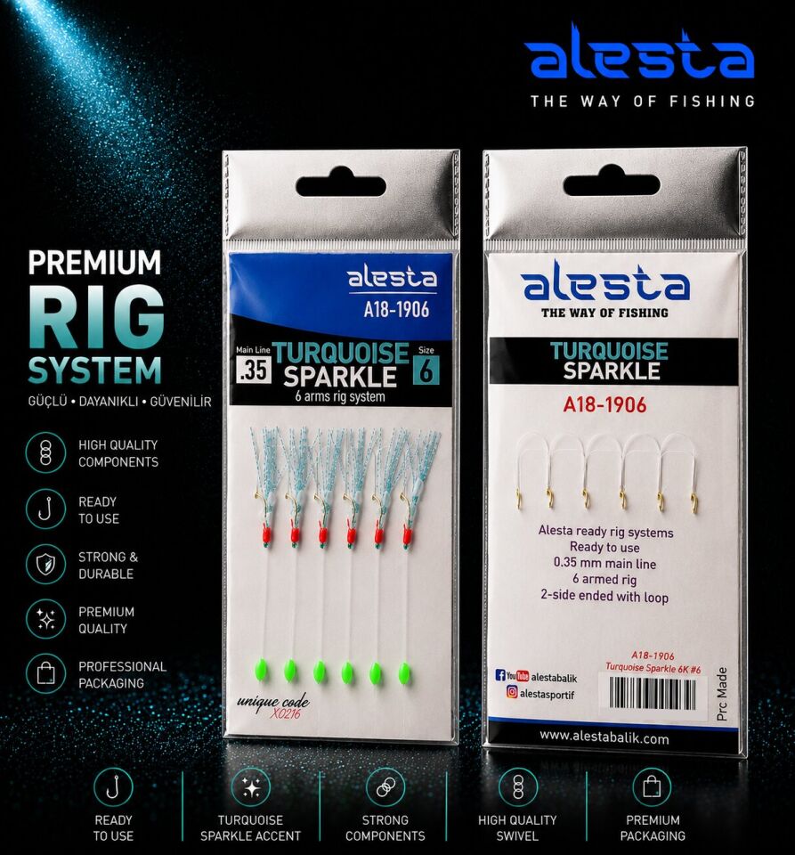 TURQUOISE SPARKLE RIG X0206 6K 0.35 #6