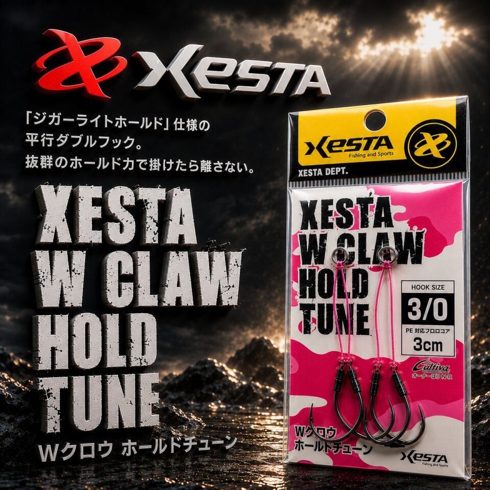 XESTA W CLAW HOLD TUNE ASSIST IĞNE DOUBLE 3 CM #3/0 2P