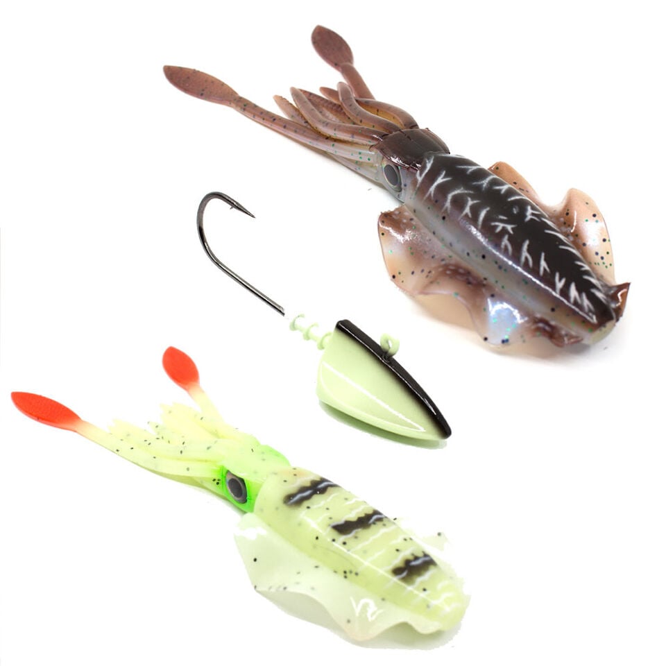 Kudos Pro Squid 20 cm (2 Adet) 170 gr Lumo Jighead