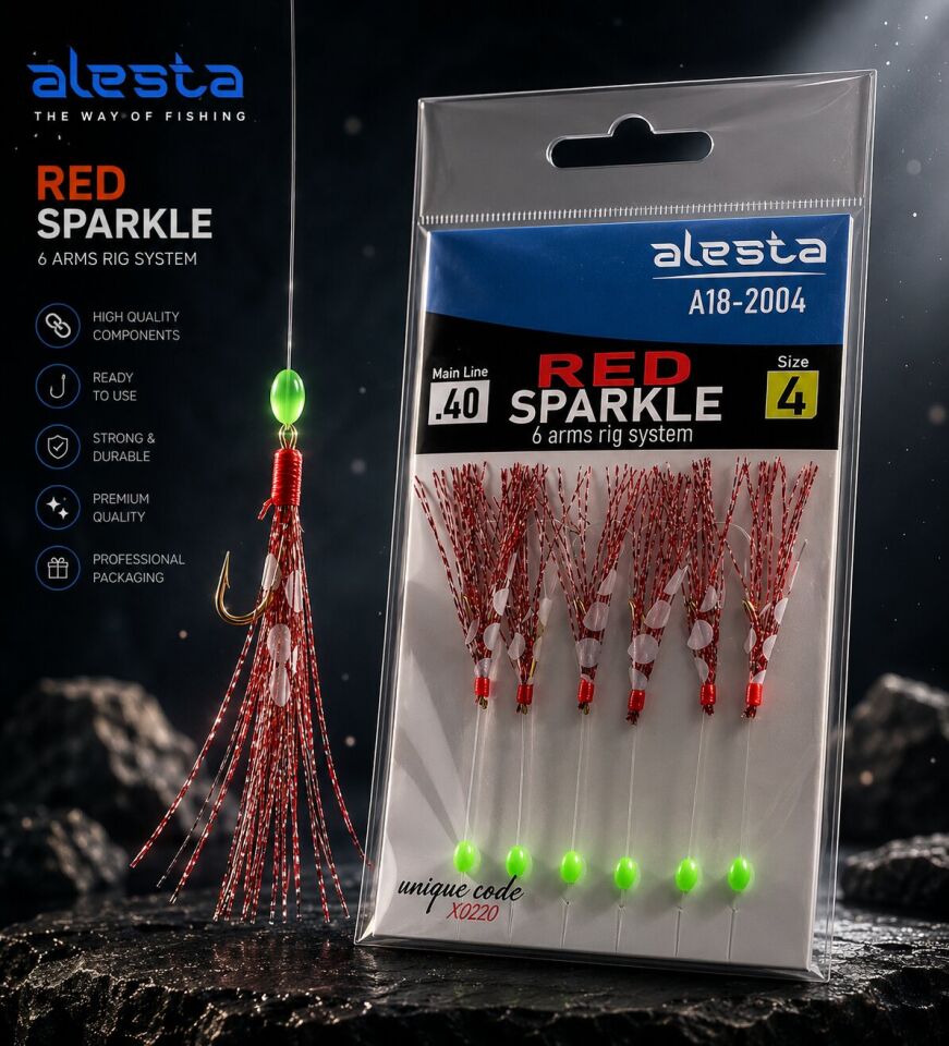 RED SPARKLE RIG X0225 6K 0.40 #4