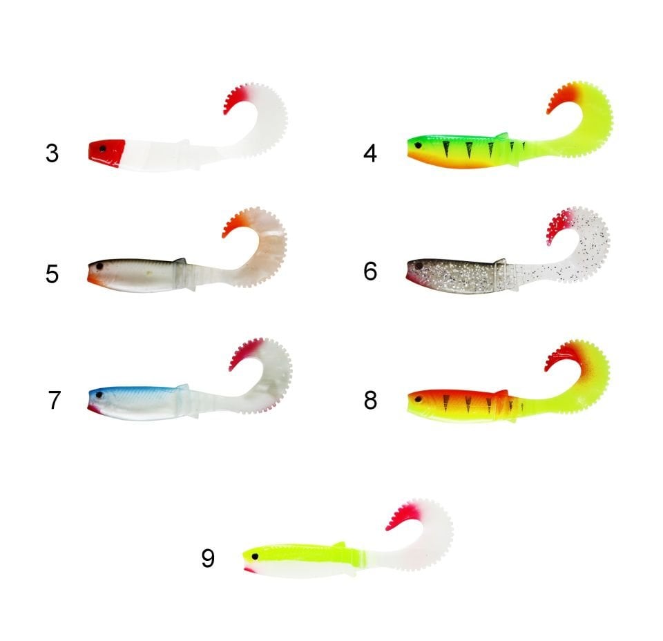 Captain 3571 Taifun Soft 10cm Levrek Silikonu 5'li Paket Suni Yem