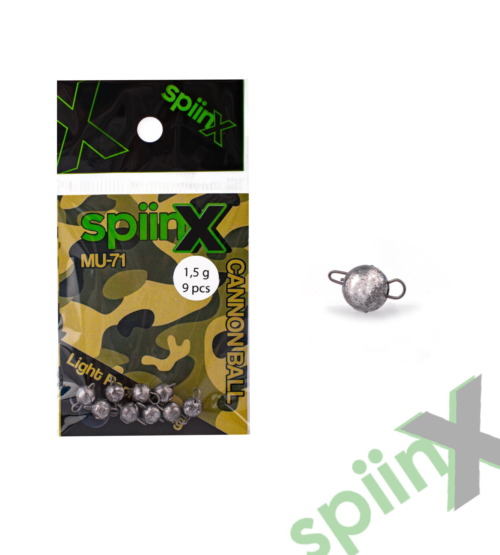 SPIINX CANNON BALL JIGHEAD HAM İĞNESİZ 1.5G 9P