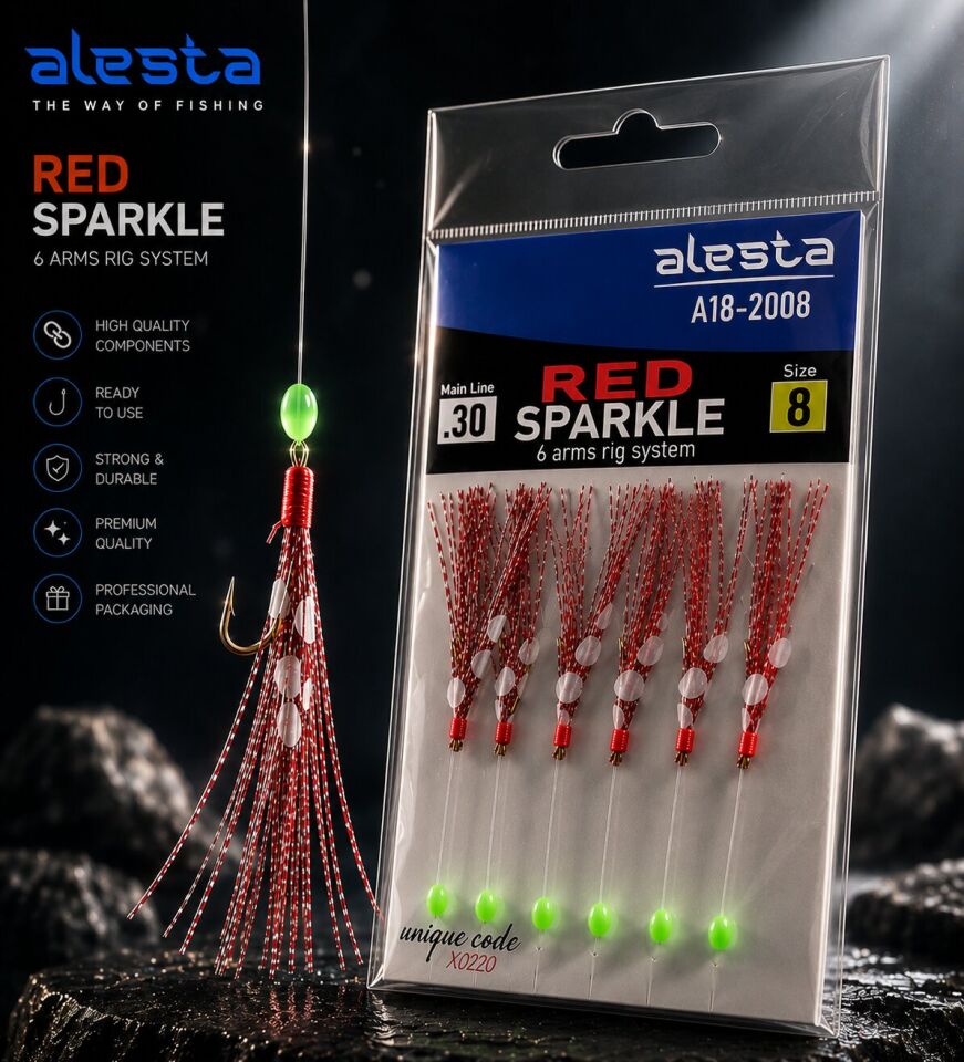 RED SPARKLE RIG X0225 6K 0.30 #8