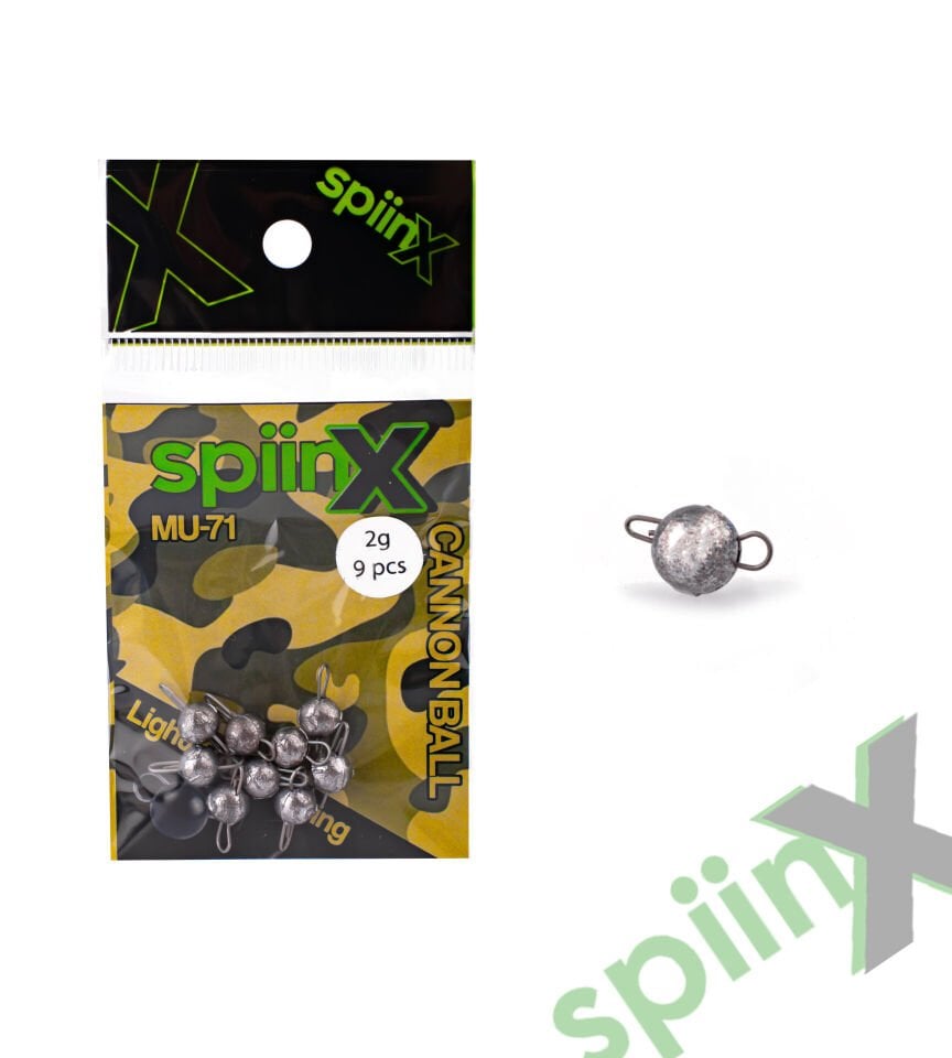 SPIINX CANNON BALL JIGHEAD HAM İĞNESİZ 2G 9P