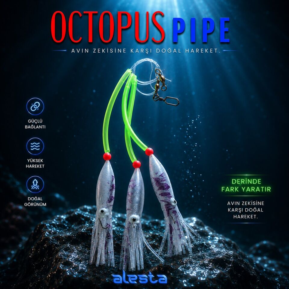 OCTOPUS PIPE RIG X0247 3K 0.50 #2/0