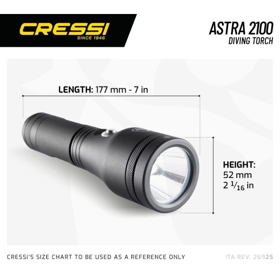 Cressi Astra 2100 Su Altı Feneri