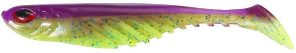Berkley Powerbait Ripple Shad Sahte Balığı 7CM-25LI - PURPLE CHARTREUSE