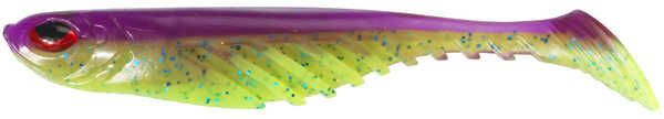 Berkley Powerbait Ripple Shad Sahte Balığı 7CM-25LI - PURPLE CHARTREUSE