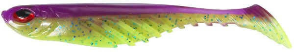 Berkley Powerbait Ripple Shad Sahte Balığı 7CM-25LI - PURPLE CHARTREUSE