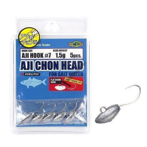 ECOGEAR AJI CHON HEAD JIG HEAD 2.0 GR 8#