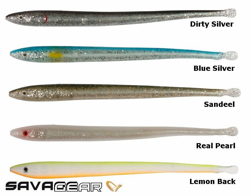 Savage gear LB Sandeel Slug 16.5 cm 5 Adet Sahte Balık