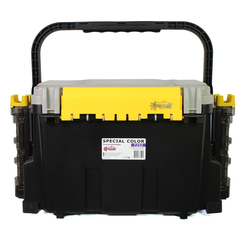 Captain 7232 Profesyonel Surf ve Spin Takım Çantası 2 Kamış Tutucu 47x32x33cm