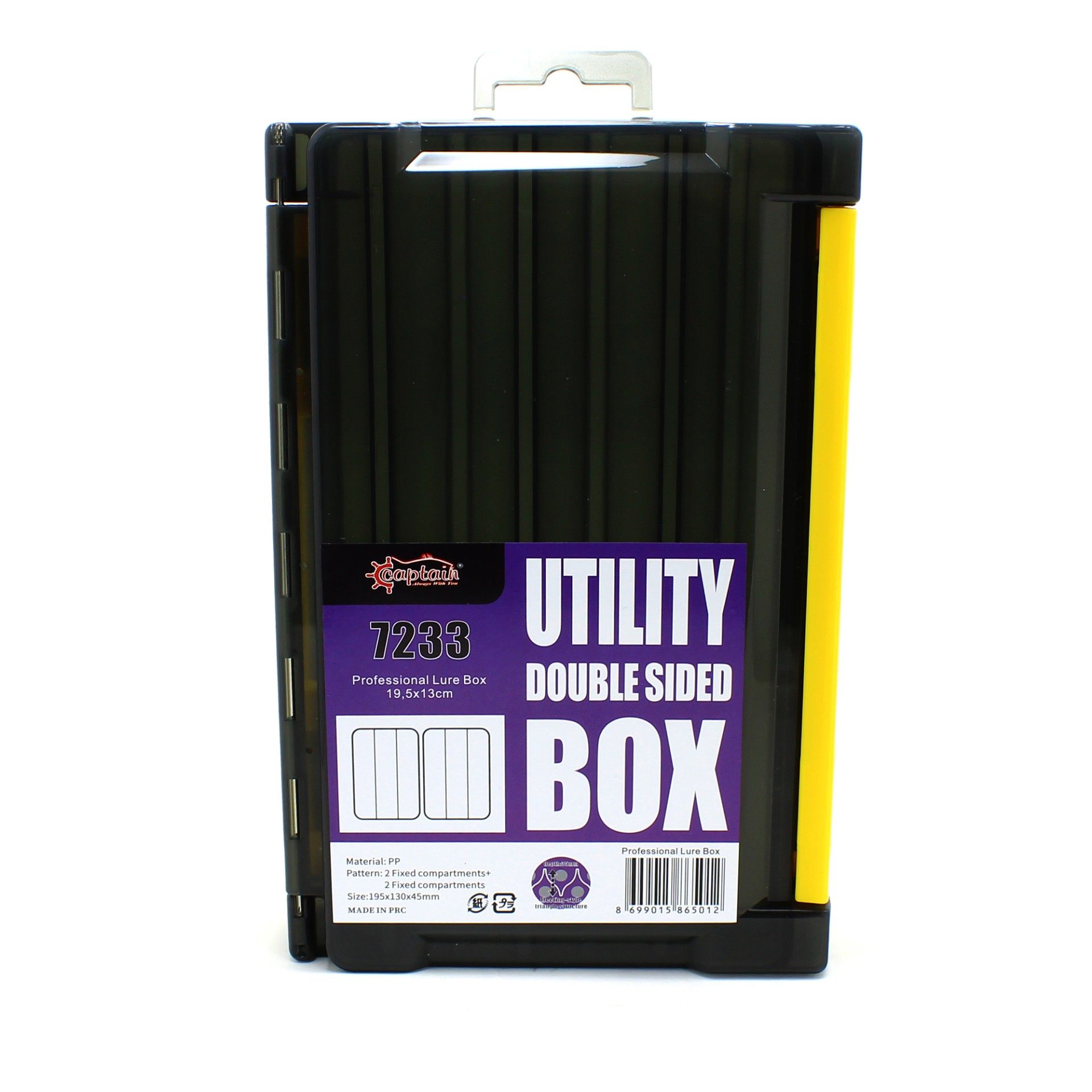 Captain 7233 Profesyonel Sahte Balık ve Jig Kutusu 19x13cm