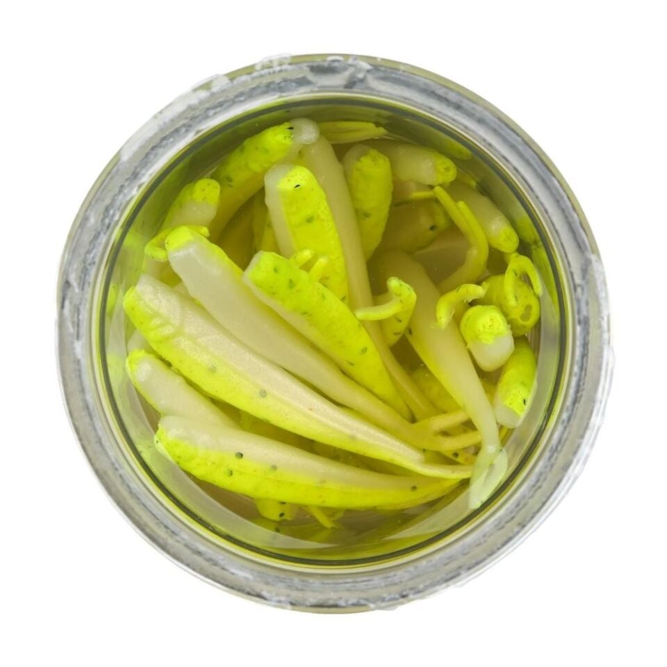 Berkley Gulp Alive Minnow Silikon Sahte Balık 2.5CM - CHARTREUSE SHAD
