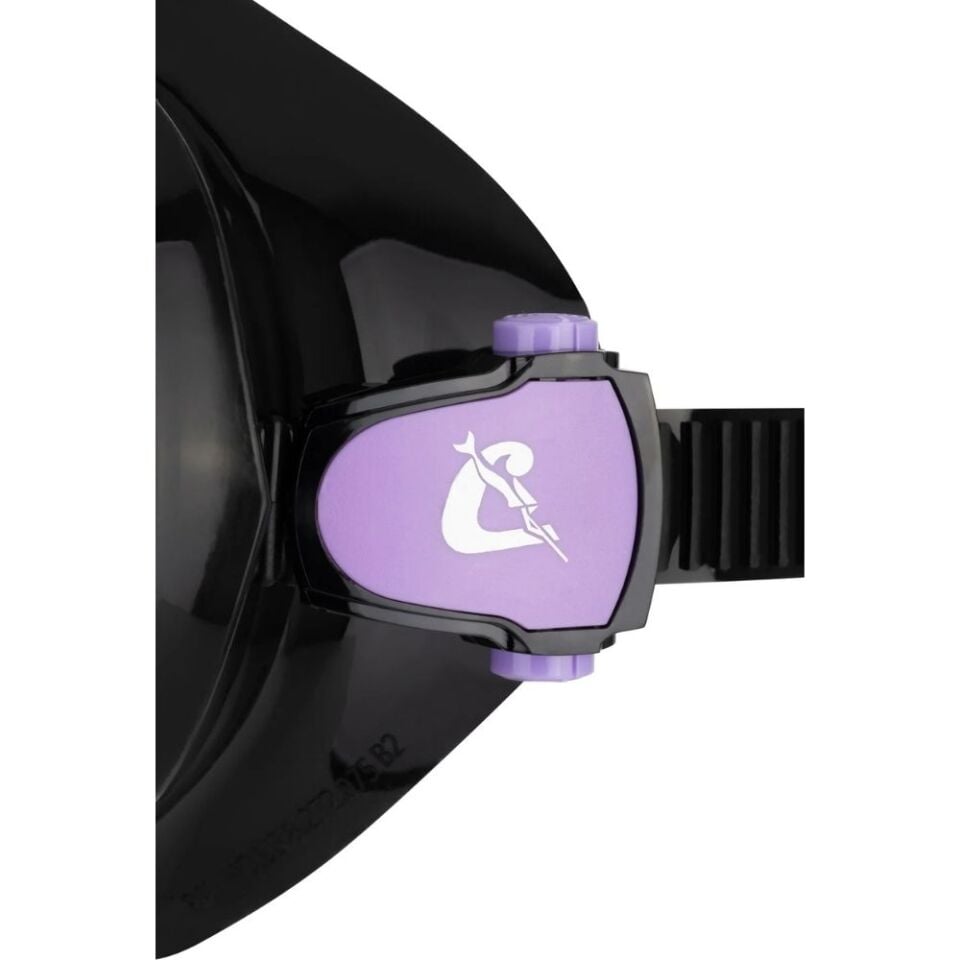 Cressi F-Dual Supernova Maske Şnorkel Seti BLACK/LILAC