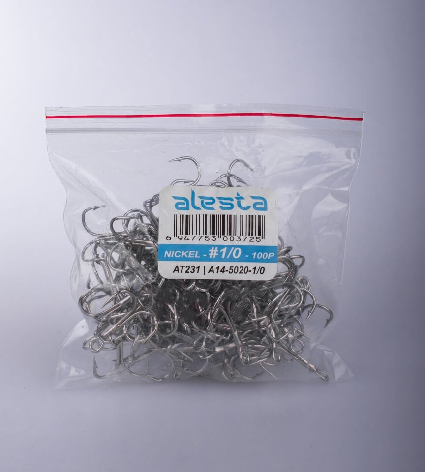 AT231 ÜÇLÜ İĞNE NIKEL 100P #1/0