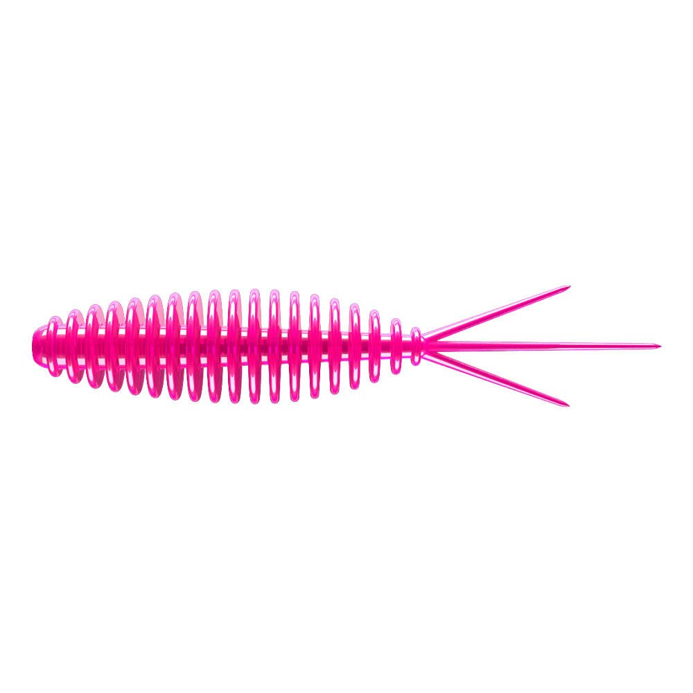 Libra Lures Turbo Worm Garlic Suni Yem 019 - HOT PINK - 56MM