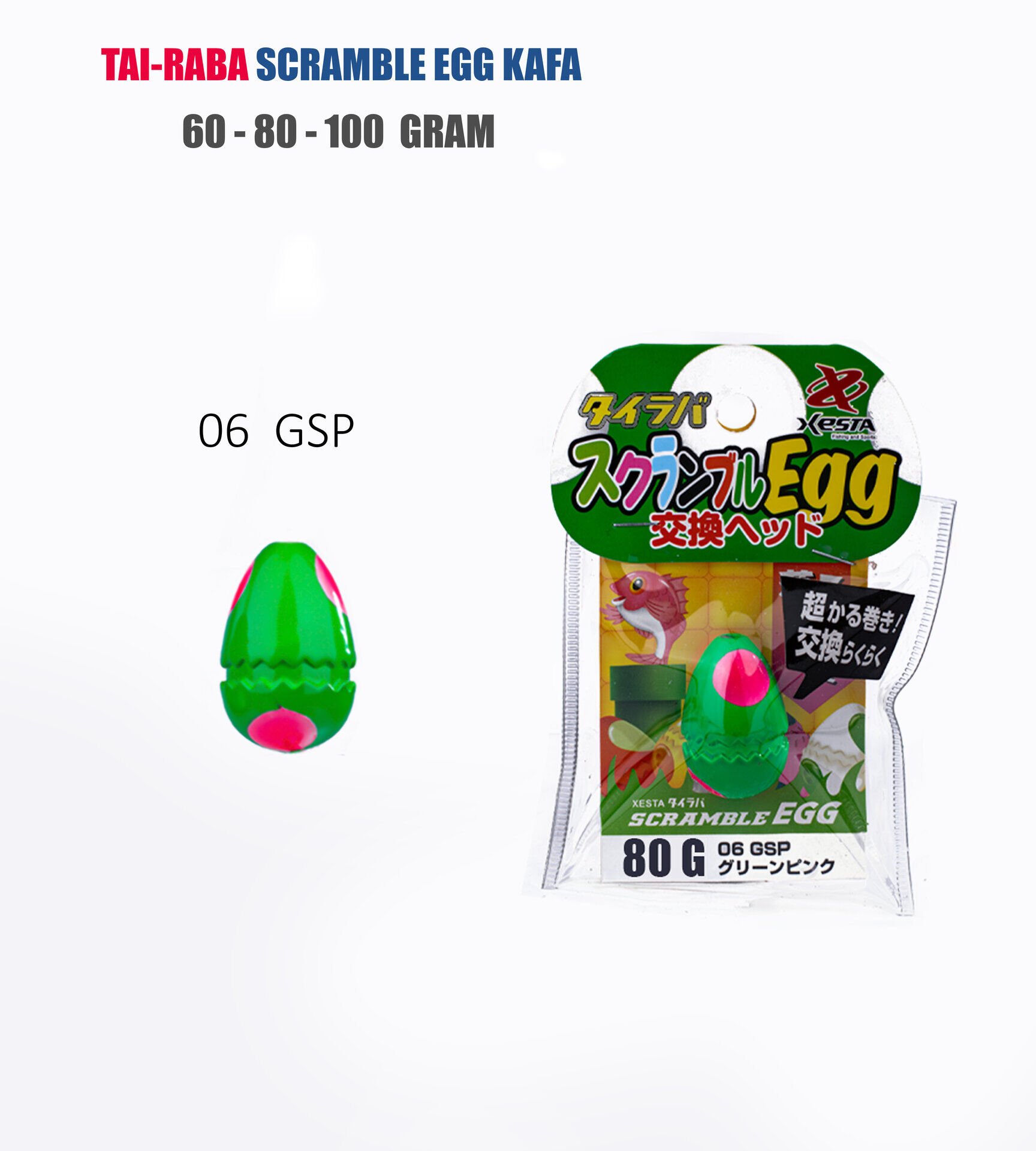 XESTA TAI-RABA SCRAMBLE EGG KAFA 80G GSP