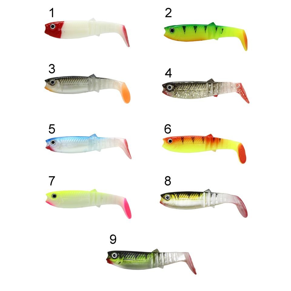 Captain 3569 Style Soft 10cm Levrek Silikonu 5'li Paket Suni Yem