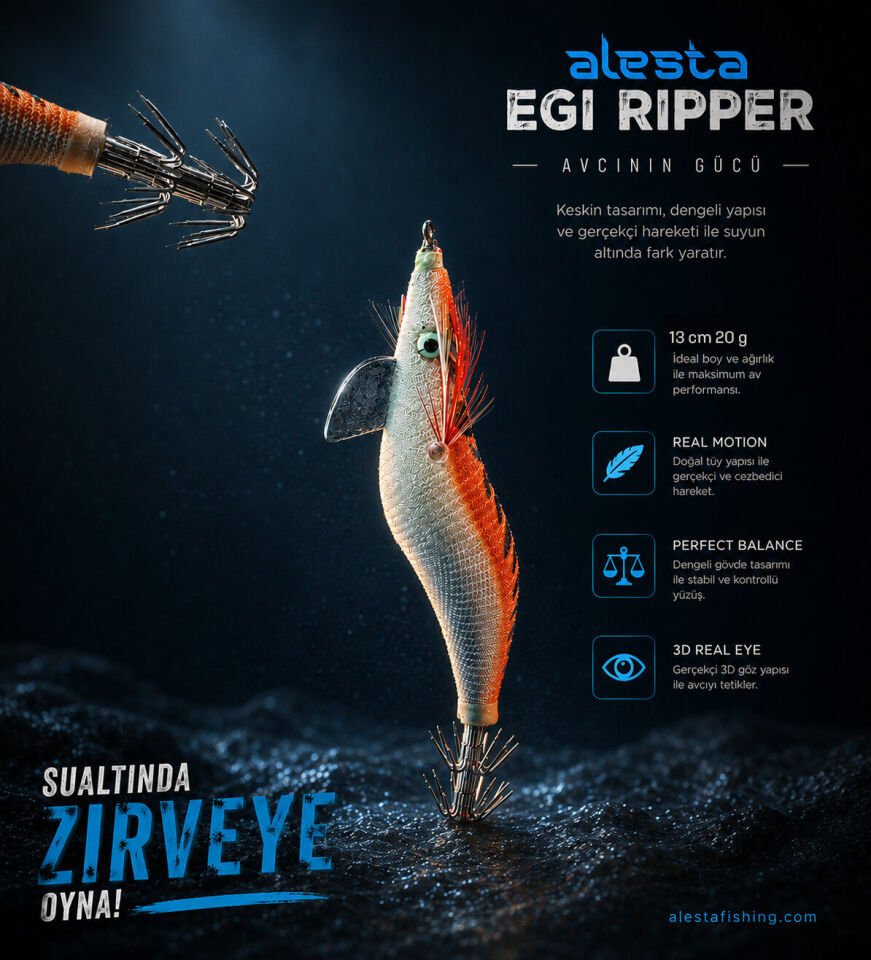 EGI RIPPER #3.5 X6754 13CM 20G TURUNCU