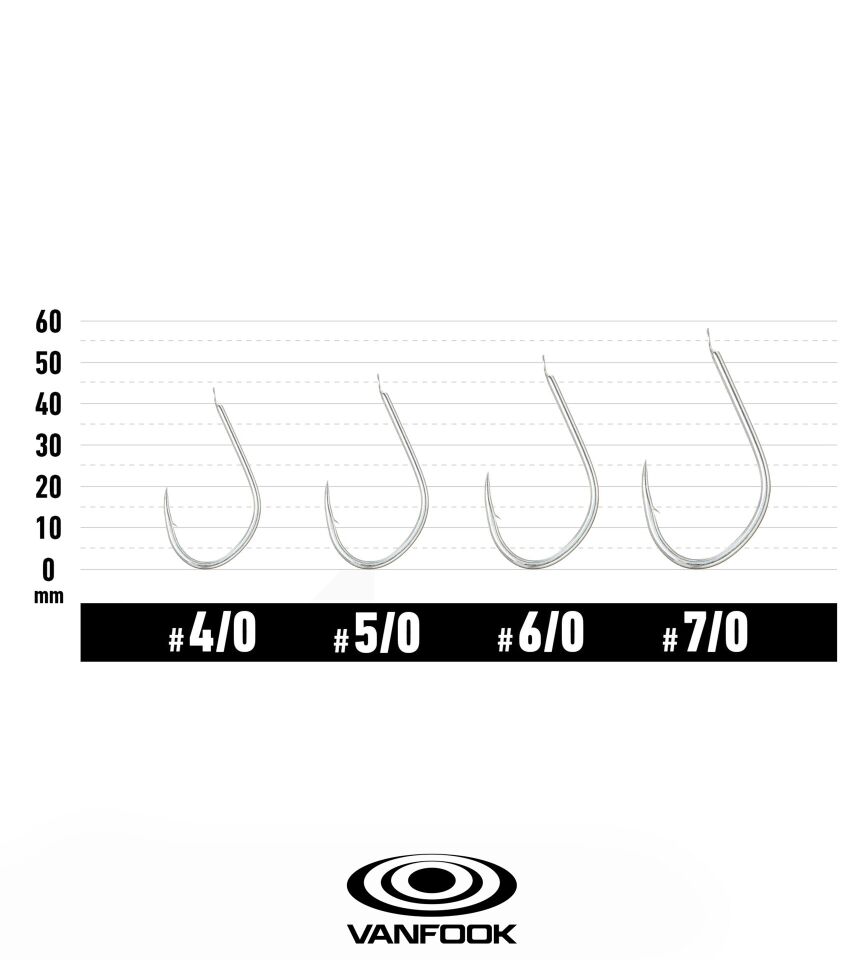VANFOOK JH-30 JIGEN HYPER SILVER 7P #5/0