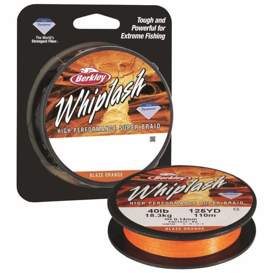 Berkley Whiplash İp Misina Orange - 0.14MM - 300MT - 18.3KG
