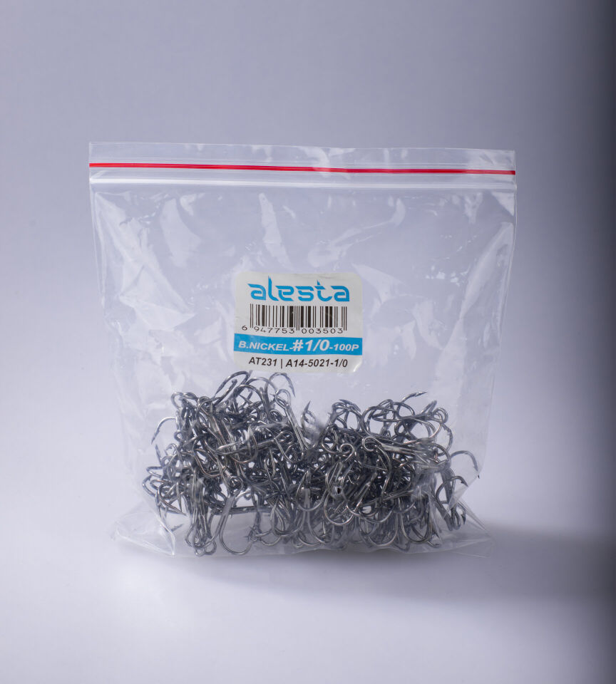 AT231 ÜÇLÜ İĞNE BLACK NIKEL 100P #1/0