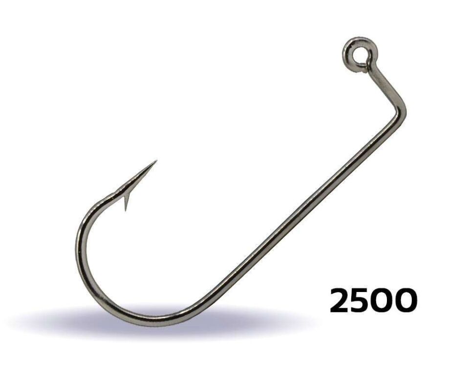 Youvella 2500 Jig Head İğnesi Delikli Uzun 100lü Kutu Nikel Standart