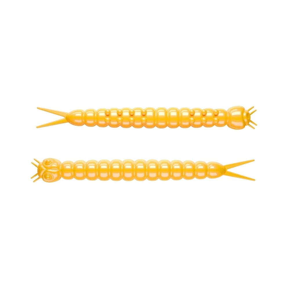 Libra Lures Slight Worm Garlic Suni Yem 008 - DARK YELLOW - 38MM