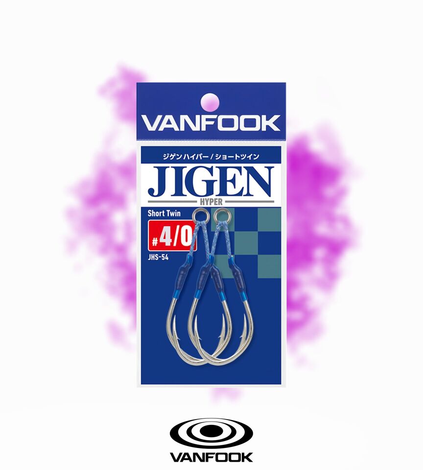 VANFOOK JHS-54 JIGEN HYPER S TWIN ASSIST 2P #4/0