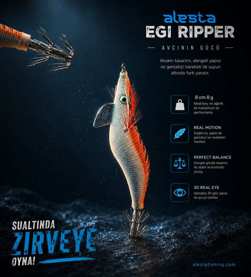 EGI RIPPER #2.0 X6751 8CM 8G TURUNCU