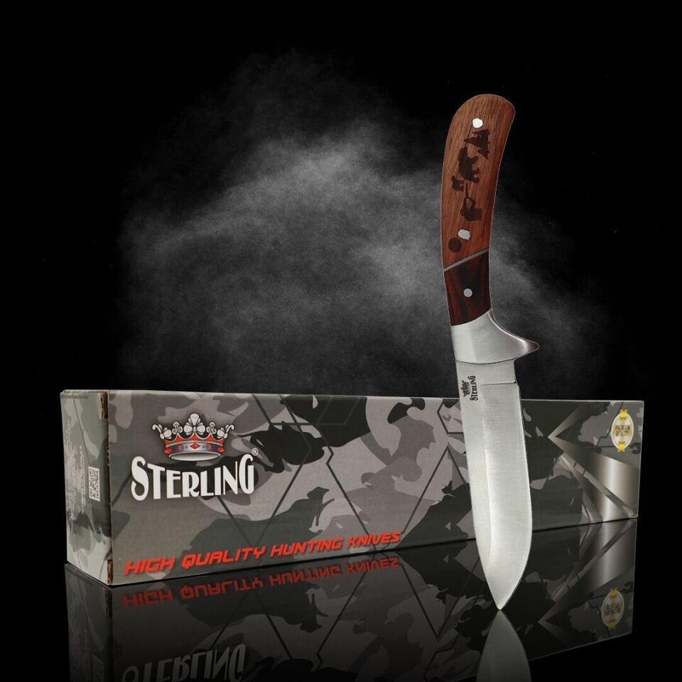 S. STERLING 20 cm Kahverengi  Avcı Bıçağı