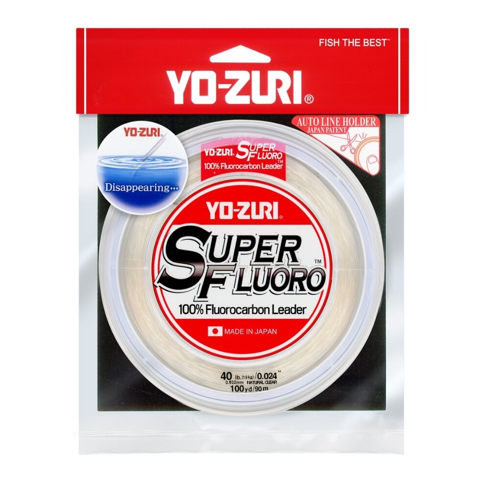 Yozuri Super %100 Fluorocarbon Misina CLEAR - 0.457MM-27MT-11.5KG