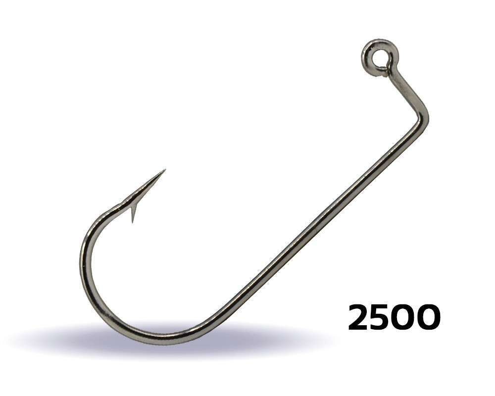 Youvella 2500 Jig Head İğnesi Delikli Uzun 100lü Kutu Nikel Standart