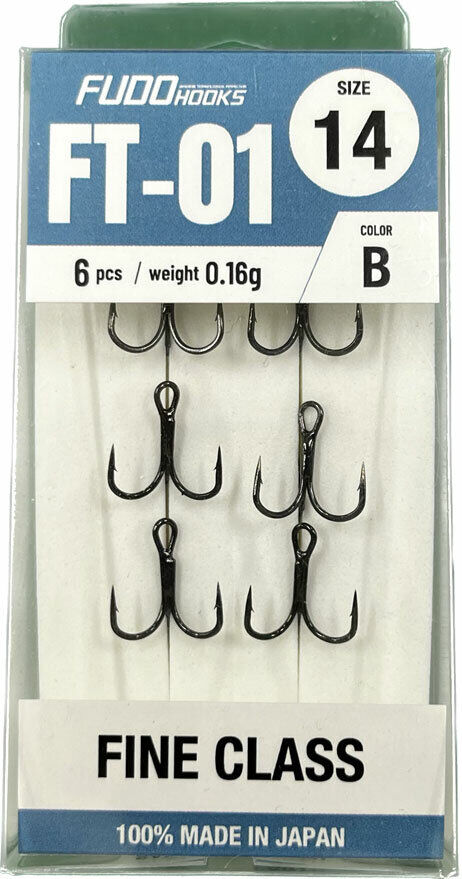 2231 FUDO TREBLE FINE CLASS #12 BLACK NIKEL 6P
