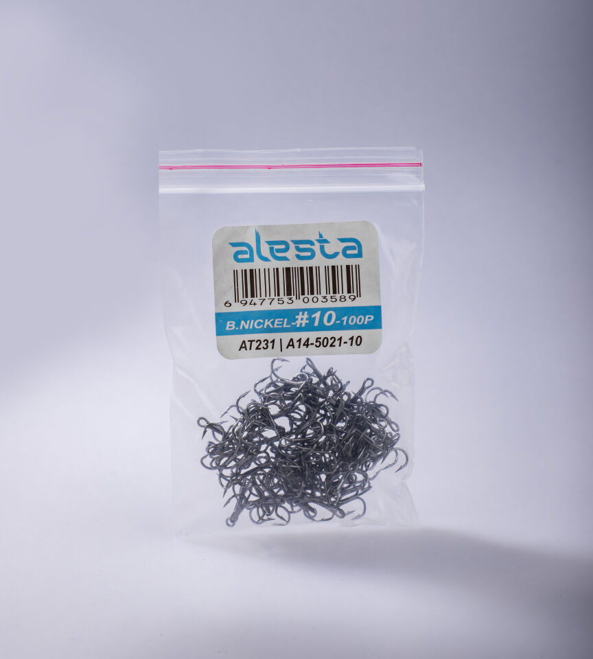 AT231 ÜÇLÜ İĞNE BLACK NIKEL 100P #10