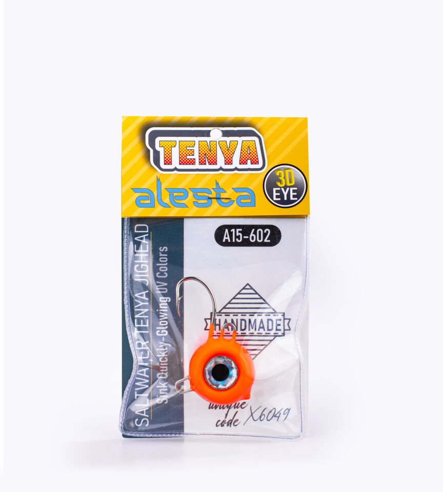TENYA JIGHEAD 100G X6049 TURUNCU GLOW