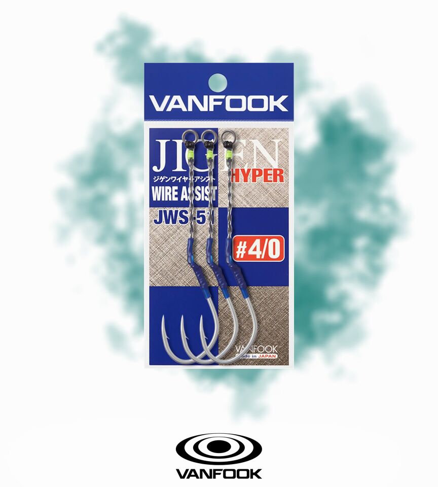 VANFOOK JWS-51 JIGEN HYPER LONG ASSIST 2P #4/0