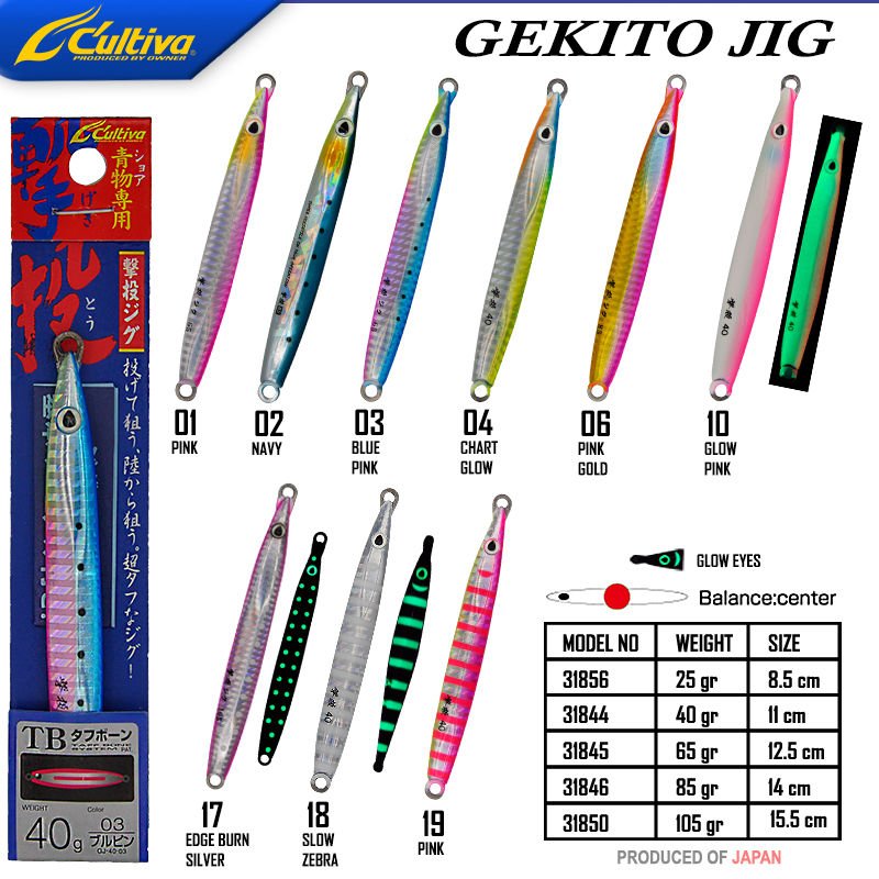 Cultiva  31845 Gekito Jig 65g 12.5cm